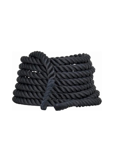 Ckspor Dayanıklı Kılıflı Antrenman Halatı 10 Metre 38 Mm Battle Rope Crossfit Dayanıklılık Güç Antrenmanı