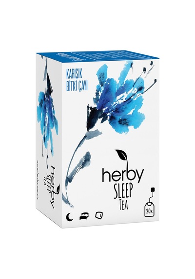 Herby Sleep Tea Uyku Öncesi Passifloralı Bitki Çayı 20'li - 6 Adet Tarı