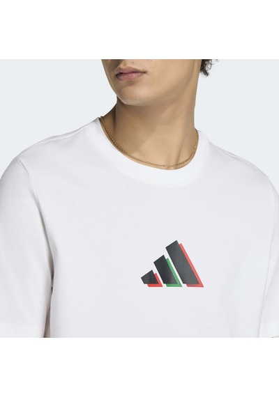 Adidas İtalya Etrusco Graphic Erkek Beyaz T-shirt Kb9505