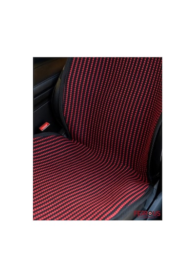 Oto Koltuk Koruyucu Kılıf Terletmez Kilim Seti 2 Ön+1 Arka 3lü Set Universal Kırmızı