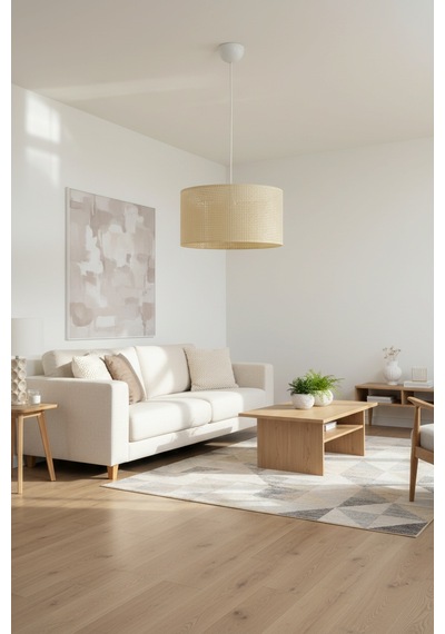Testa Sarkıt Avize Beyaz-hasır 38x21x70