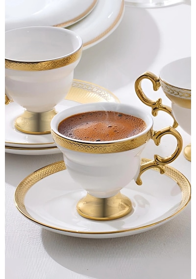 Majesty 6 Kişilik Türk Kahve Fincan Takımı Çok Renkli