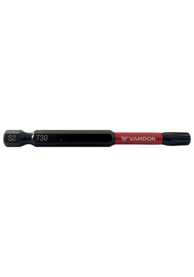 Vandor Bits Uç Matkap Ucu Tornavida Ucu Vidalama Ucu İmpact T30-75 Mm - 1 Adet