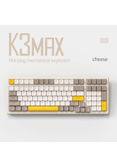 Ziyoulang K3 Max Klavye Red Switch Oyuncu Klavyesi Gaming Mekanik 100 Tuşlu Hotswapp Anti- Ghosting