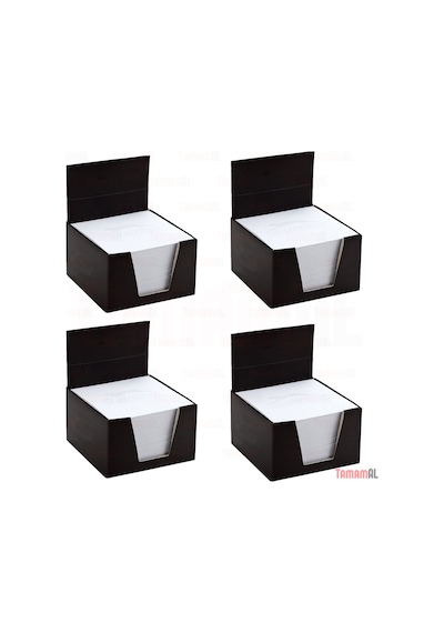 4 Adet Küp Bloknot 500 Yaprak 80X80 Mm Kare1.Hamur Beyaz Kağıt 4 Adet Küp Bloknot 500 Yaprak 80X80 Mm Kare1.Hamur Beyaz Kağıt