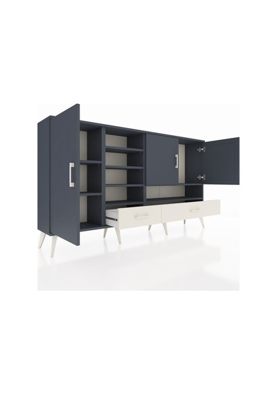 Arges Konsol 8 Raflı 2 Çekmeceli 3 Kapaklı 176x30x99 Antrasit-antrasit/aytaşı Antrasıt/aytası - Antrasıt Arges Konsol 8 Raflı 2 Çekmeceli 3 Kapaklı 176x30x99 Antrasit-antrasit/aytaşı Antrasıt/aytası - Antrasıt