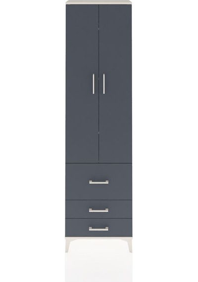 Arges Dolap 4 Raflı 3 Çekmeceli 2 Kapaklı 60x30x221 Aytaşı-an... Aytaşı