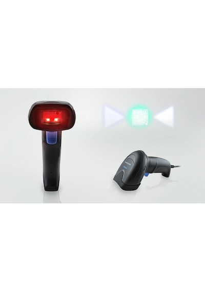 Datalogıc Quickscan Qw2520 El/masa Tipi 1d / 2d Vga Imager Kablolu Barkod Okuyucu Usb Stand, Siyah