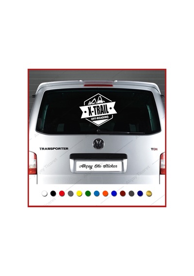 Nissan X-Trail Off Road Sticker,Off Road Arma Sticker 4X4 Pusula (531150603)