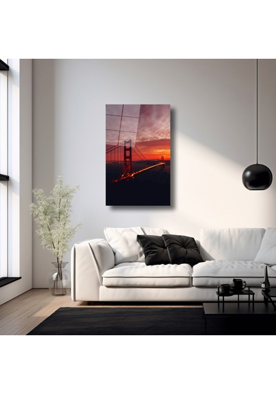 San Francisco Işığı - Cam Tablo - Deg0053