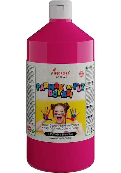 Fuşya Parmak Boyası 1000 Gr Diğer