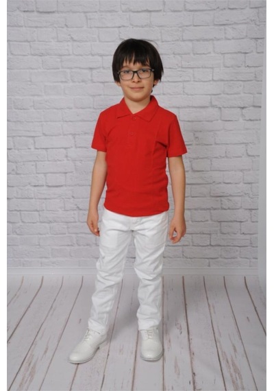 Alm Erkek Çocuk Kırmızı T-shirt KIrmızı
