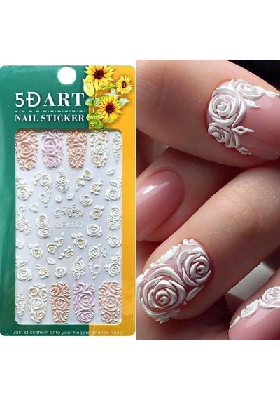 5d-k127 Kabartmalı Tırnak Stıcker