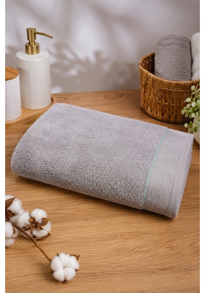 Love Home 70x150 Banyo Havlusu Gri