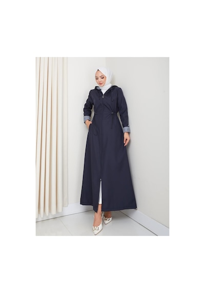 Hb Harma Time Butik Kadın Kapüşonlu Çizgi Detaylı Lacivert Bondit Kap Lacivert Lacivert Hb Harma Time Butik Kadın Kapüşonlu Çizgi Detaylı Lacivert Bondit Kap Lacivert Lacivert