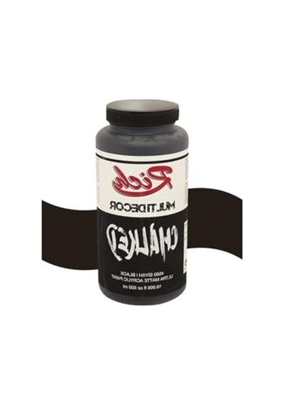 500ml Multi Decor Chalked Akrilik Boya, Siyah Renk İle Yaratıcı Projeler 0,15 L