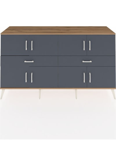 Hyperion Konsol 4 Raflı 2 Çekmeceli 8 Kapaklı 176x44x99 Çam-antra Çam-antrasit Hyperion Konsol 4 Raflı 2 Çekmeceli 8 Kapaklı 176x44x99 Çam-antra Çam-antrasit