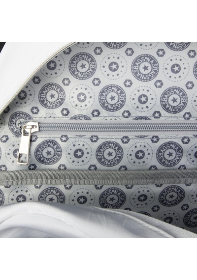Nas Bag Büyük Boy Unisex Hafif Ve Su Geçirmez Çok Gözlü Sırt Çantası Beyaz
