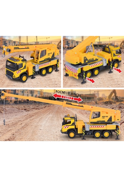 Majorette Volvo Fh16 Kamyon Ve Tekerlekli Yükleyici Metal Araç 22cm