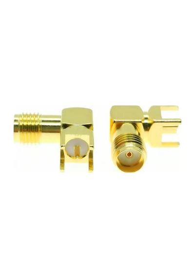 Sma Dişi Şase Pcb Tipi 90 Derece Gold Rf Konnektör Sfp90