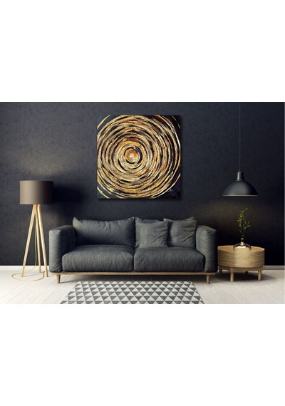 Yağlı Boya Tablo %100 El Yapımı Home In Joy 84Cmx84Cm