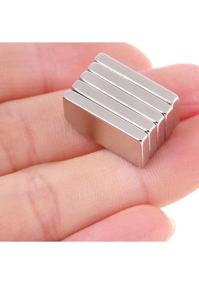 20x10x3 Mm N35 Blok Neodyum Mıknatıs 4 Adet - Güçlü Tutma İçin Magneteksan