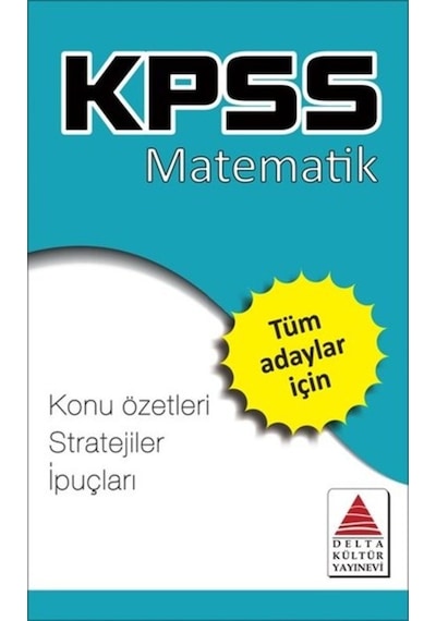 KPSS Matematik Strateji Kartları - Sami Kaya - Delta Kültür