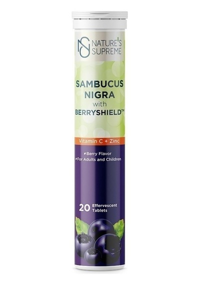 Nature's Supreme Sambucus Nigra 20 Efervesan Tablet - 7 Adet Tarı