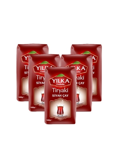 Yılka Tirebolu Tiryaki Siyah Çay 5 x 1 KG