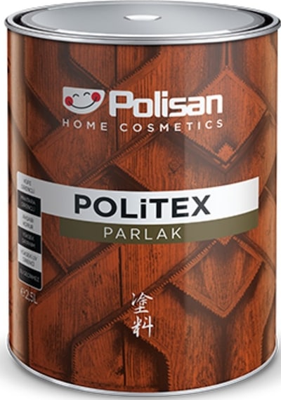 Polisan Politex Lüx Vernik Ahşap Koruyucu Parlak Renksiz 0,75Lt
