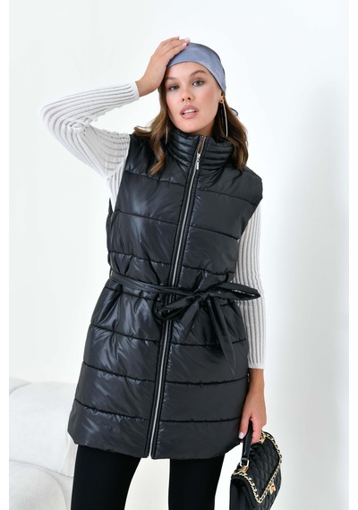 FTZ Women Ftz Kadın Kapitone Yelek Siyah 30944 Siyah