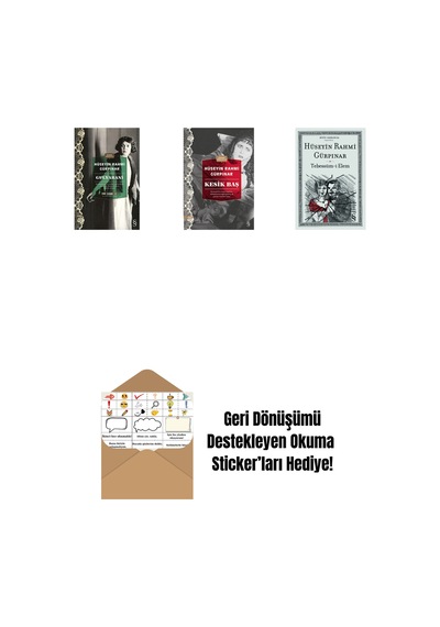 Gulyabani Cep Boy + Kesik Baş Günümüz Türkçesiyle + Tebessüm-i Elem + Okuma Sticker'ları
