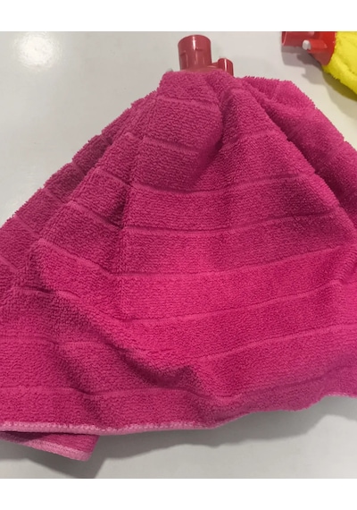 Mikrofiber Kare Temizlik Mop 55 75 Cm 1 Adet - Pembe