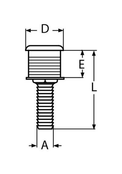 Krom Flanşlı Sintine Çıkışı, Borda Çıkışı Çeşitleri 1'' 25mm
