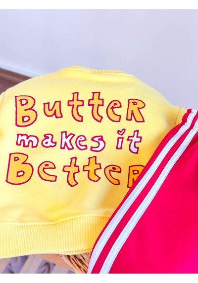 Elzo Collection Erkek Çocuk Butter Ön Arka Baskılı Üst Çizgili Alt 3 İplik Kumaş Alt Üst Takım Çok Renkli Elzo Collection Erkek Çocuk Butter Ön Arka Baskılı Üst Çizgili Alt 3 İplik Kumaş Alt Üst Takım Çok Renkli