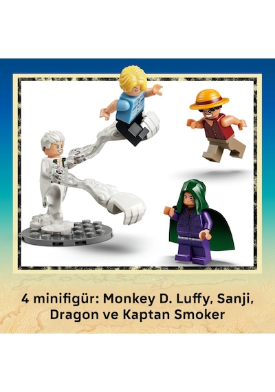 LEGO® ONE PIECE Kaptan Smoker ile Karşılaşma 75642 - 9 Yaş ve Üzeri Çocuklar için Minifigür İçeren Oyuncak Yapım Seti (547 Parça)