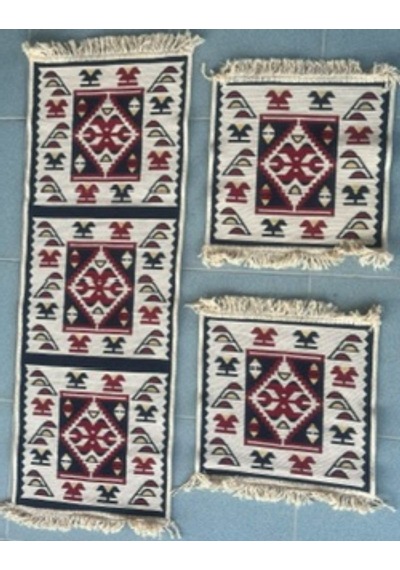 Oto Koltuk Kilim Seti | Araç Koltuk Kılıfı 3lü  set