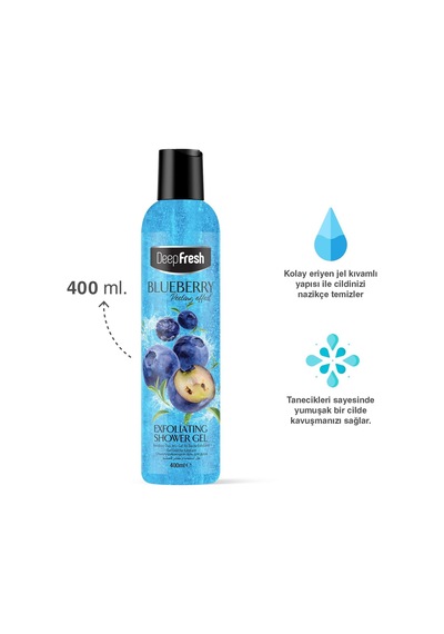 Peeling Etkili Arındırıcı Duş Jeli Yaban Mersini 400 Ml Diğer