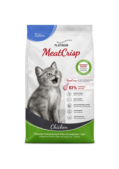Platinum Meatcrisp Tavuklu Yavru Kedi Maması 1.5 Kg