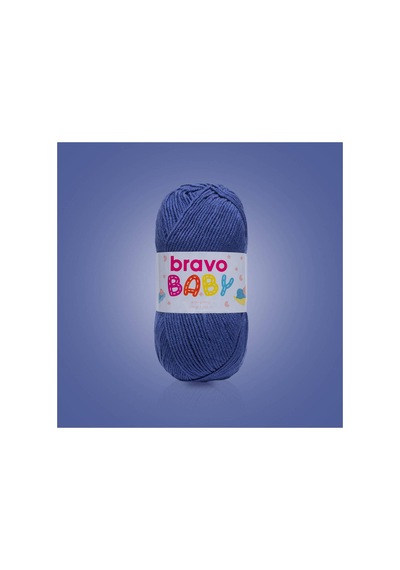 Baby Tüylenmez Anti Pilling Bebek Yünü 100 Gr 250 Metre Renk Kodu: 745 Havacı Mavi