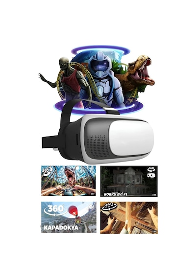 Vr Sanal Gerçeklik Gözlüğü Eğlenceli Içerik 3d Sanal Gerçeklik Gözlüğü