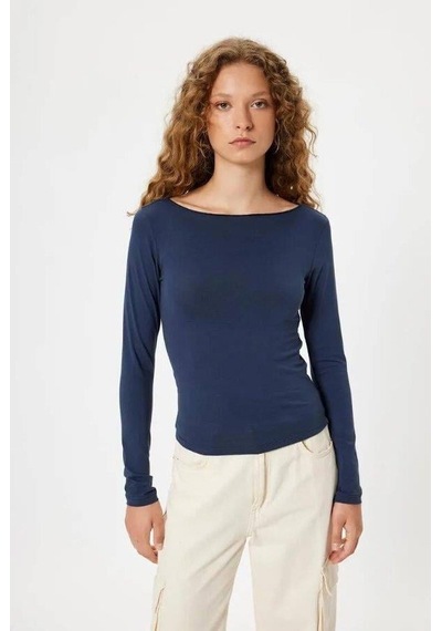 Koton Kadın Sweat 5wal10147ık-23687 Lacivert