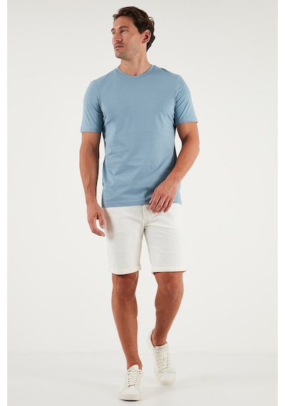 Buratti Pamuklu Regular Fit Bisiklet Yaka 5'li Paket T Shirt Erkek T Shirt 59020204s5 Siyah-mürdüm-kül-mavi-ekru