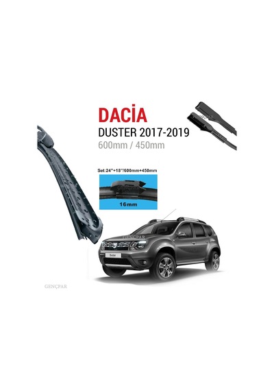 Dacia Duster Silecek Takımı 2017-2019