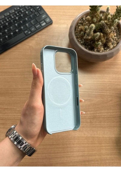 Apple Uyumlu iPhone 16 Pro Animasyonlu Stylus Silikon Kılıf Yeşil
