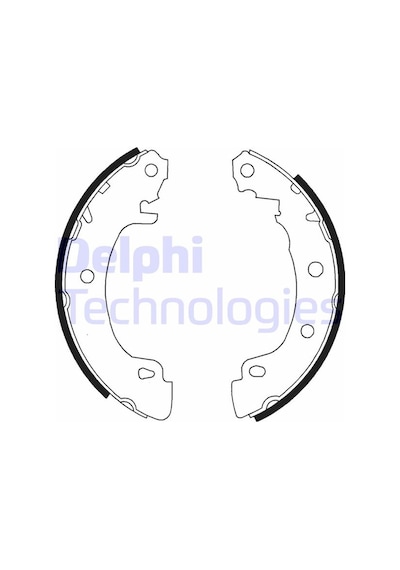 Delphı Arka Pabuç Balata Renault Megane 96 1.4-1.6 1.8 1.9d 1.9dti 2.0 203x39 Ls1724 7701204835 7701207266 7701207268