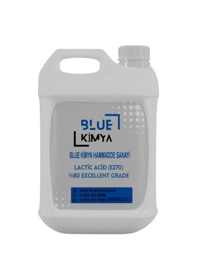 Laktik Asit E270 5 Kg - Lactic Acid %80 Excellent Grade - Gıda Kalite