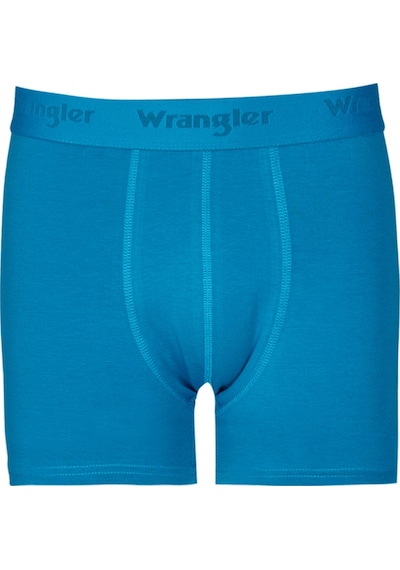 Wrangler Regular Fit Normal Kesim Mavi Tekli Boxer W231764400 Mavi