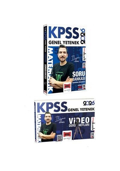 Yargı Yayınları 2026 Kpss Genel Yetenek Matematik Soru Bankası Ve Video Ders Notları Seti İlyas Güneş