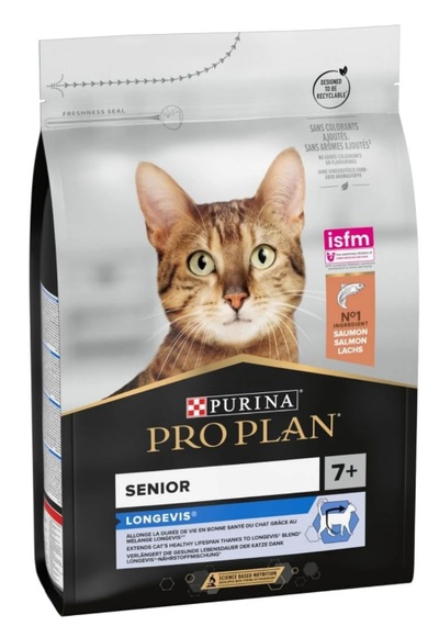 Pro Plan Original Senior +7 Somonlu Yaşlı Kedi Maması 3 Kg